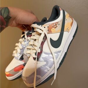Nike Kids Colorful Camo Sneakers
